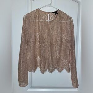Light Pink Lace Top